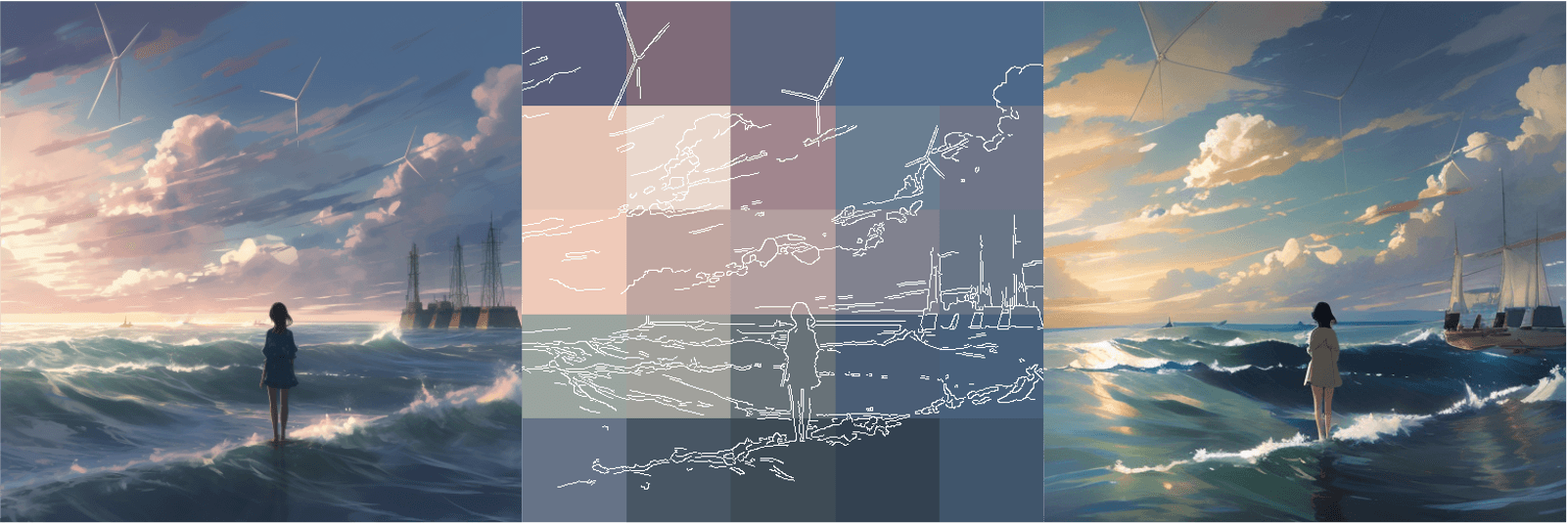 Color-Canny ControlNet Model